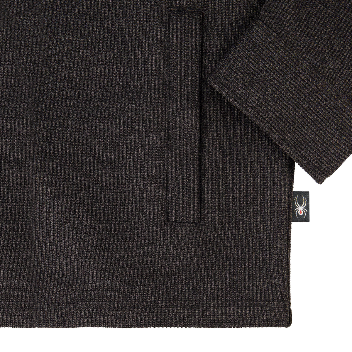 Men's Sweater Fleece Shacket - Pewter | Spyder