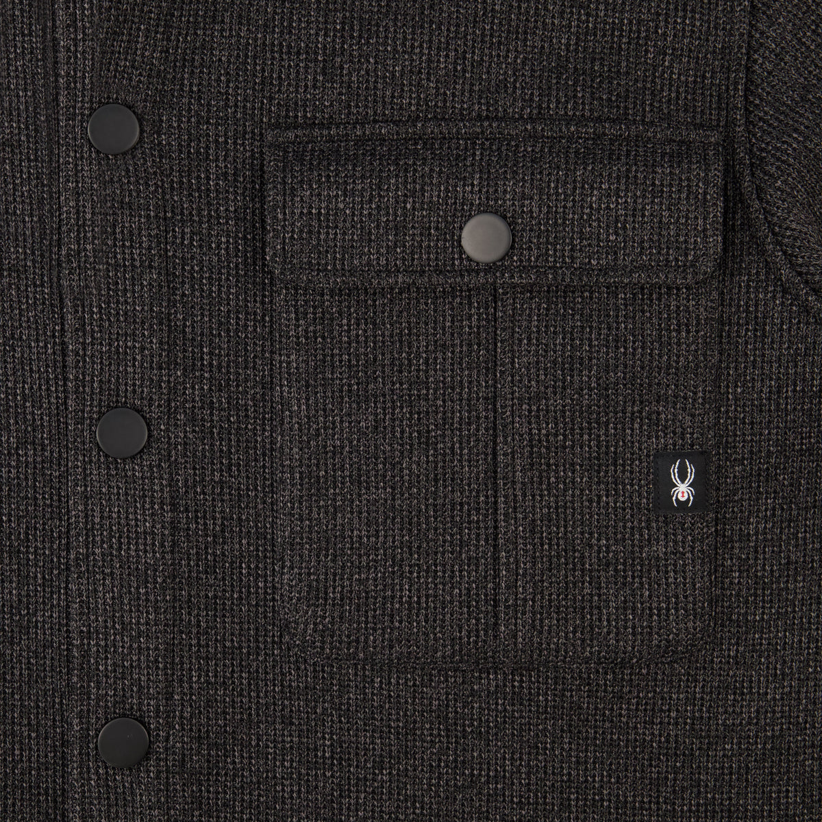 Men's Sweater Fleece Shacket - Pewter | Spyder