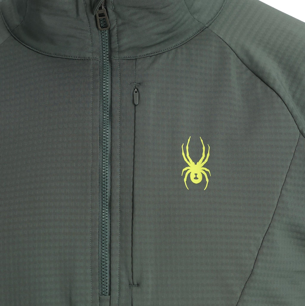 Men's GridWeb™ Half Zip Fleece - Dark Forest | Spyder