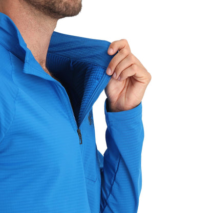 Men's GridWeb™ Half Zip Fleece - Cobalt | Spyder