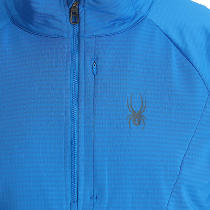 Men's GridWeb™ Half Zip Fleece - Cobalt | Spyder