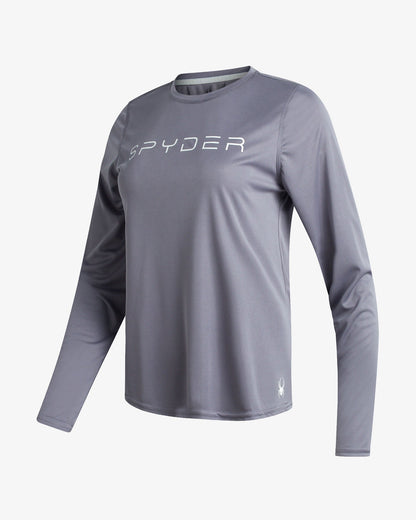 Women's Spyder Long Sleeve - Dark Gray | Spyder Tops