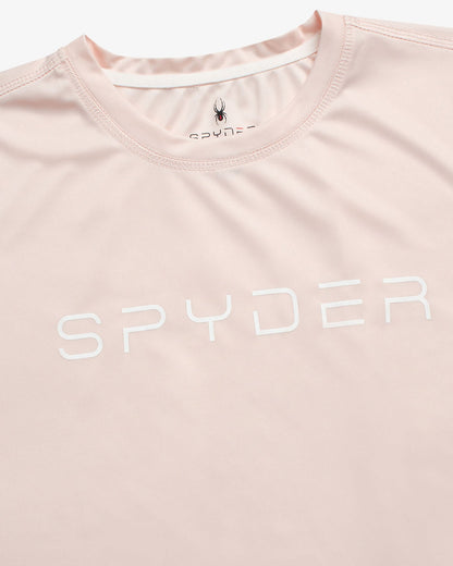 Women's Spyder Short Sleeve - Peach Blush | Spyder Tops