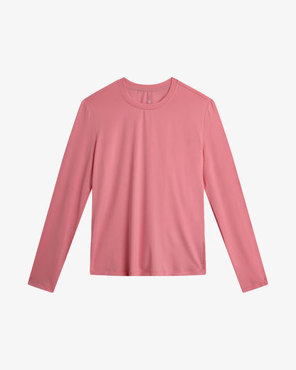 Women's Sunbeam Long Sleeve Tee - Shell Pink | Spyder Tops