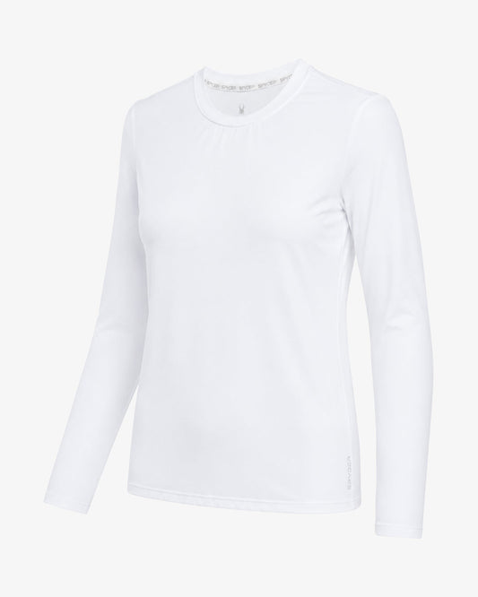 Women's Sunbeam Long Sleeve Tee - White | Spyder Tops