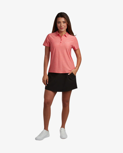 Women's Weekender Polo - Peach Bud | Spyder Tops
