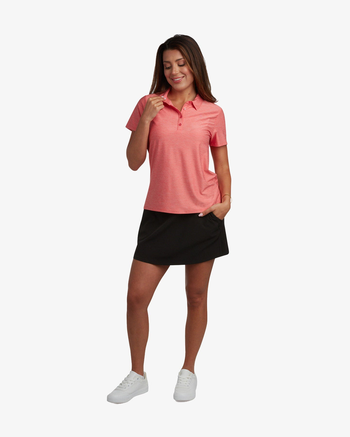 Women's Weekender Polo - Peach Bud | Spyder Tops