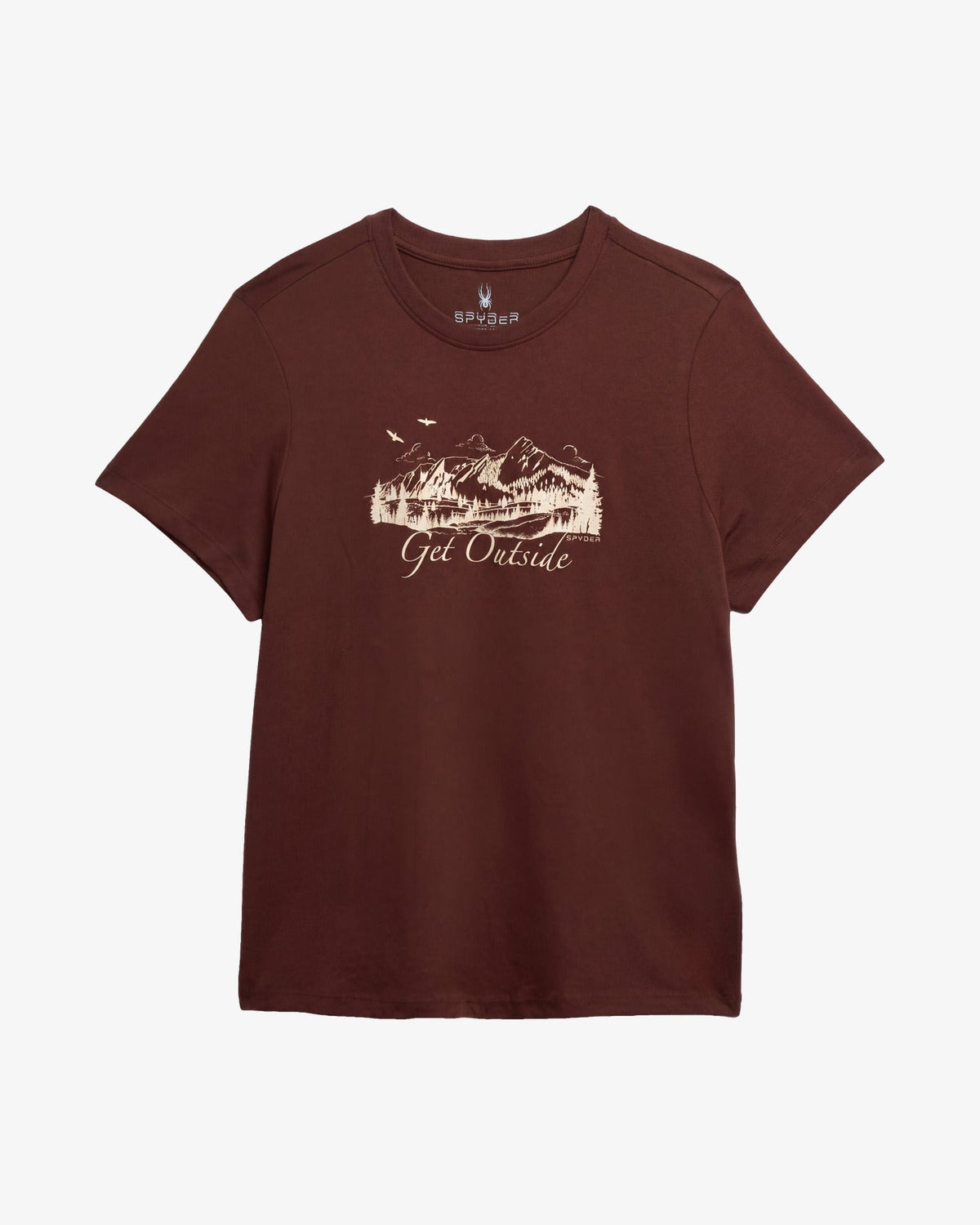 Women's Short Sleeve Graphic Tee - Truffle | Spyder Tops