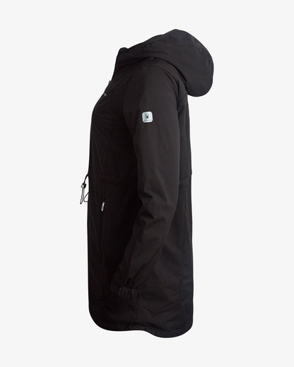 Women's Long Spyder Lite Jacket - Black | Spyder Jackets