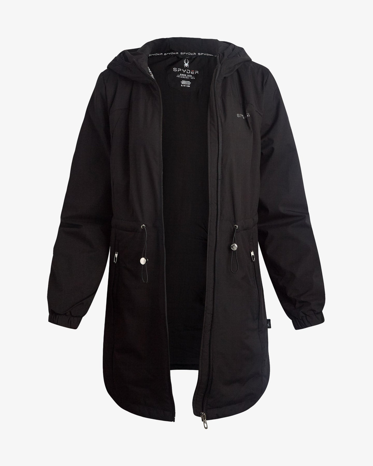 Women's Long Spyder Lite Jacket - Black | Spyder Jackets