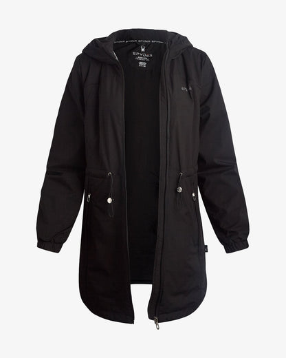 Women's Long Spyder Lite Jacket - Black | Spyder Jackets
