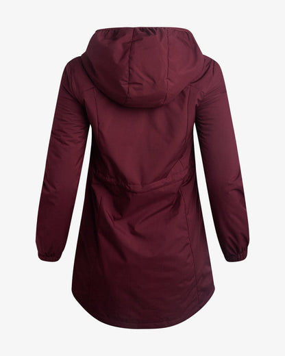 Women's Long Spyder Lite Jacket - Burgundy | Spyder Jackets