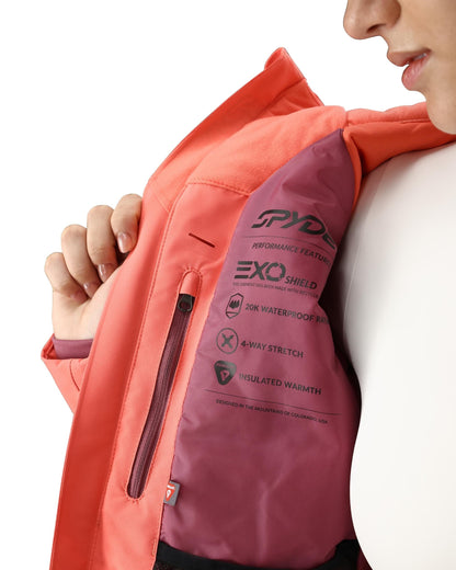 Women's Temerity Jacket - Coral Haze | Spyder Jackets