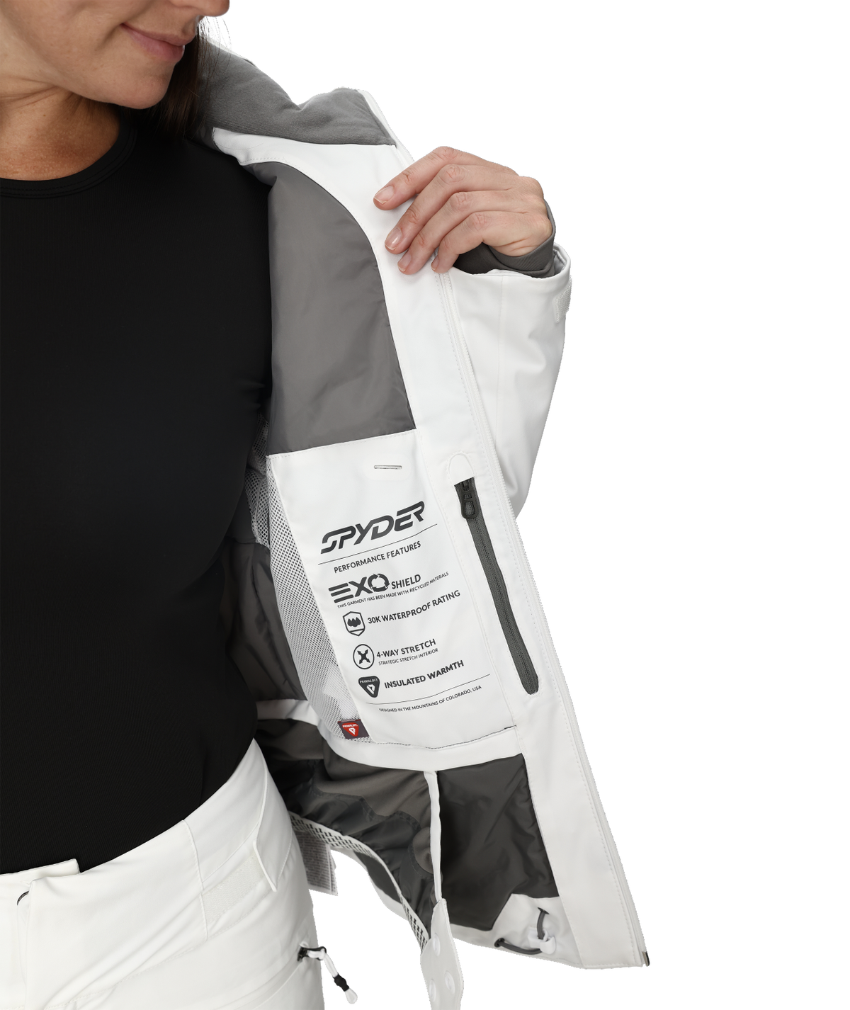 Women's Titania Jacket - White | Spyder Jackets