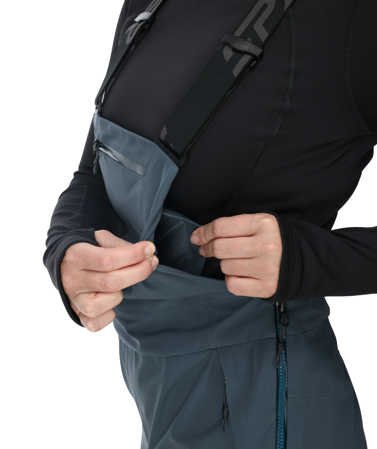 Women's Solitaire Bib Pants - Slate Blue | Spyder Bibs|Shells|Freeski