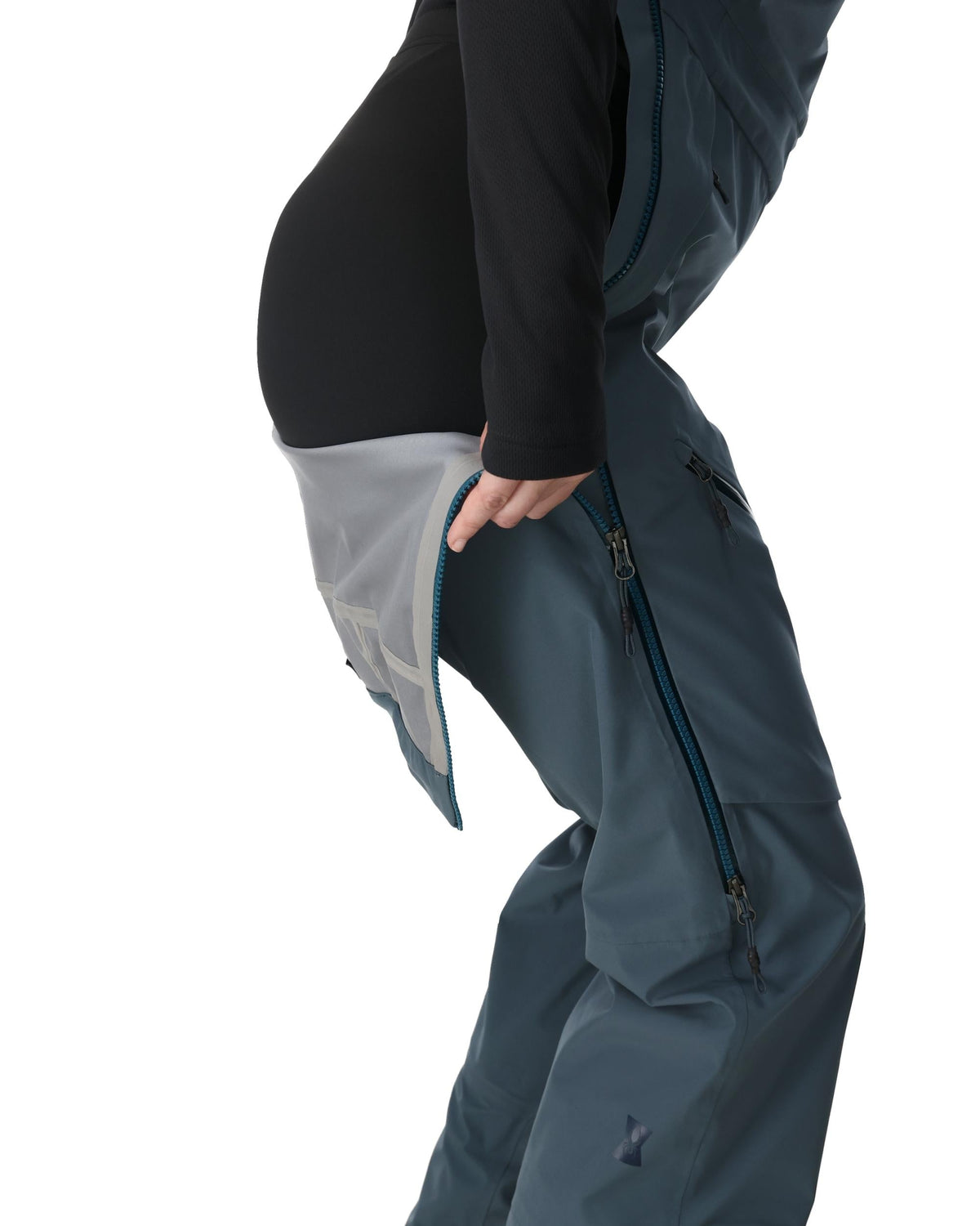 Women's Solitaire Bib Pants - Slate Blue | Spyder Bibs|Shells|Freeski