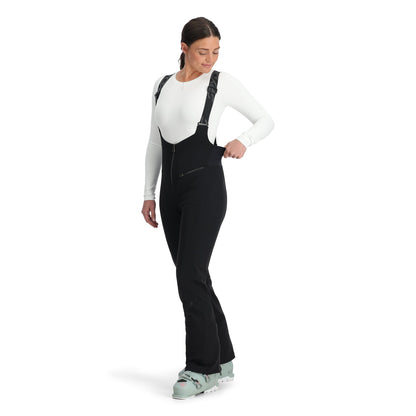 Womens Strutt Bibs - Black | Spyder Bibs