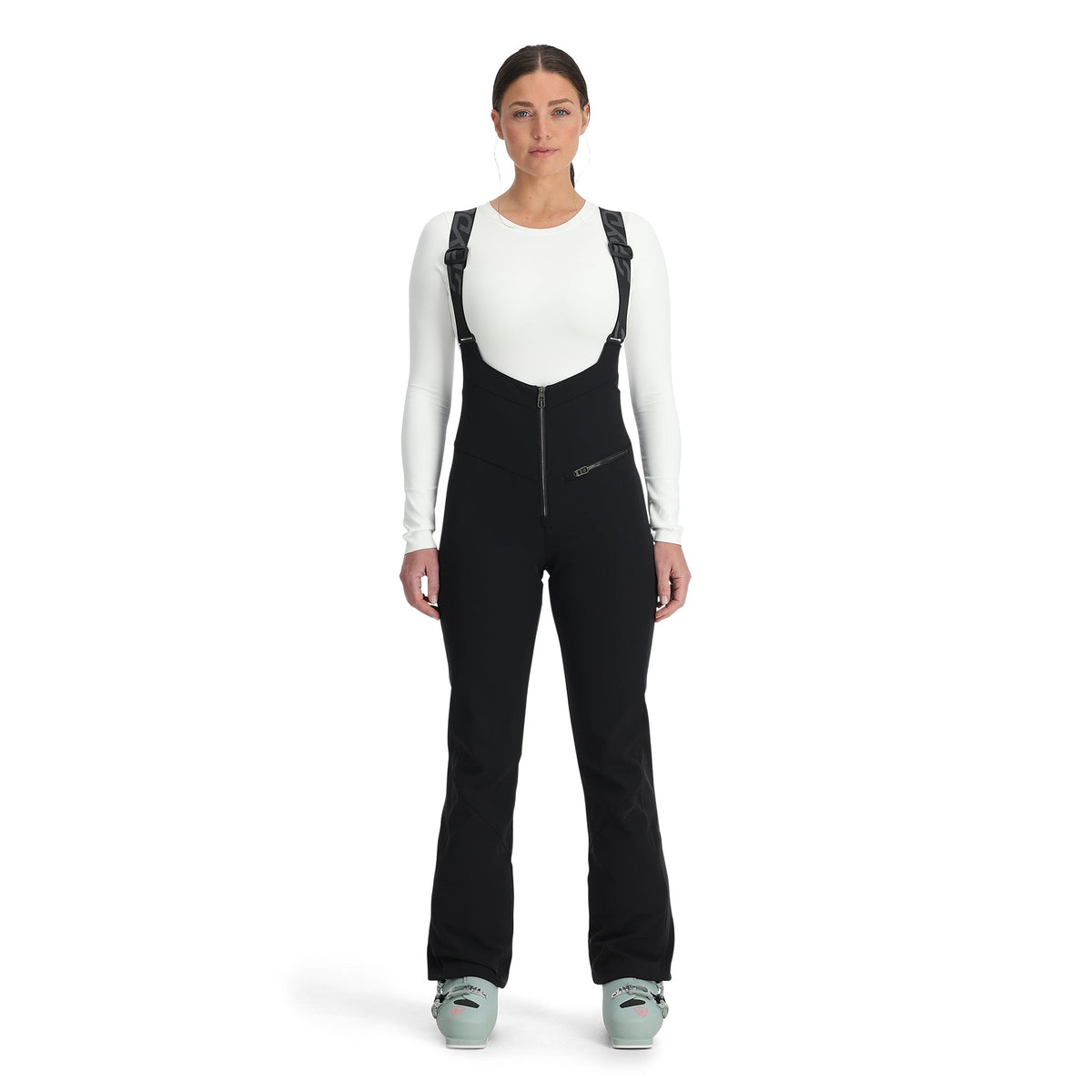 Womens Strutt Bibs - Black | Spyder Bibs