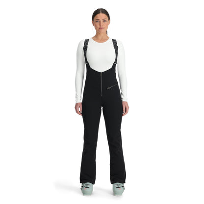 Womens Strutt Bibs - Black | Spyder Bibs