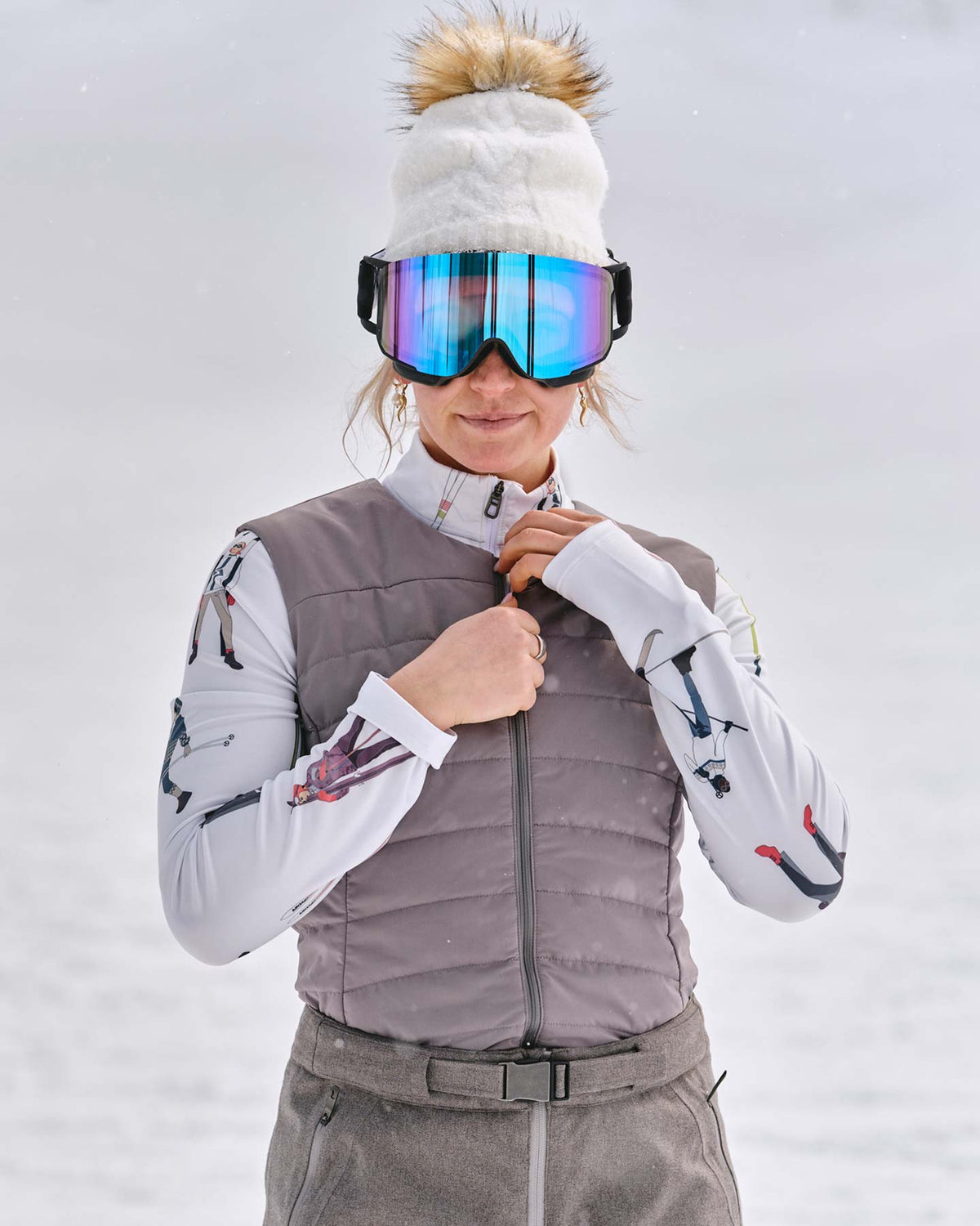 Womens On Piste Bib Pants - Storm | Spyder Bibs