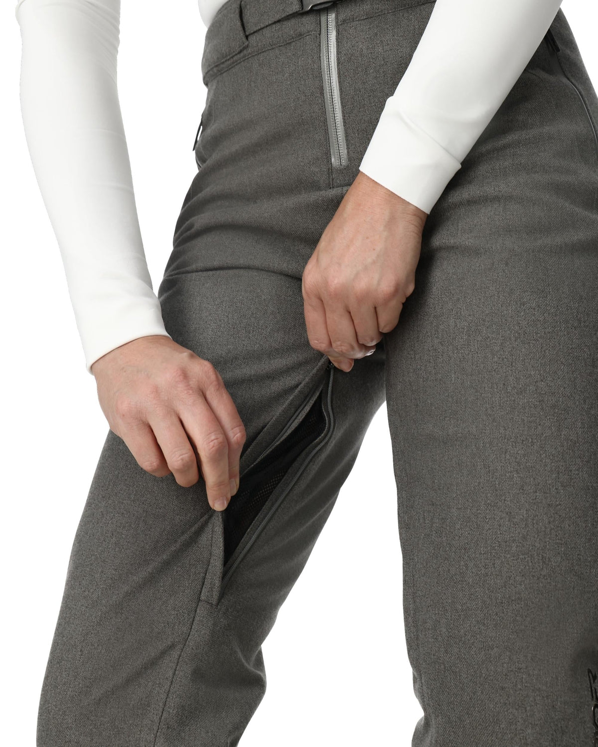 Womens On Piste Bib Pants - Storm | Spyder Bibs