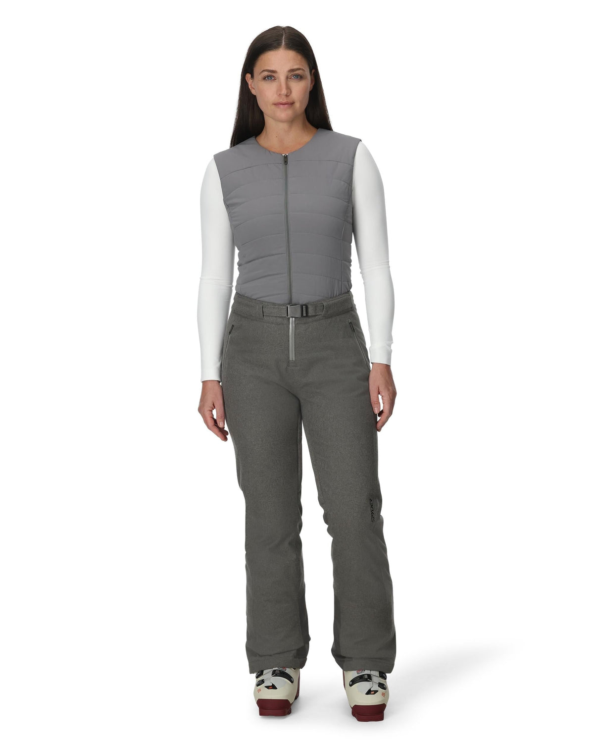 Womens On Piste Bib Pants - Storm | Spyder Bibs