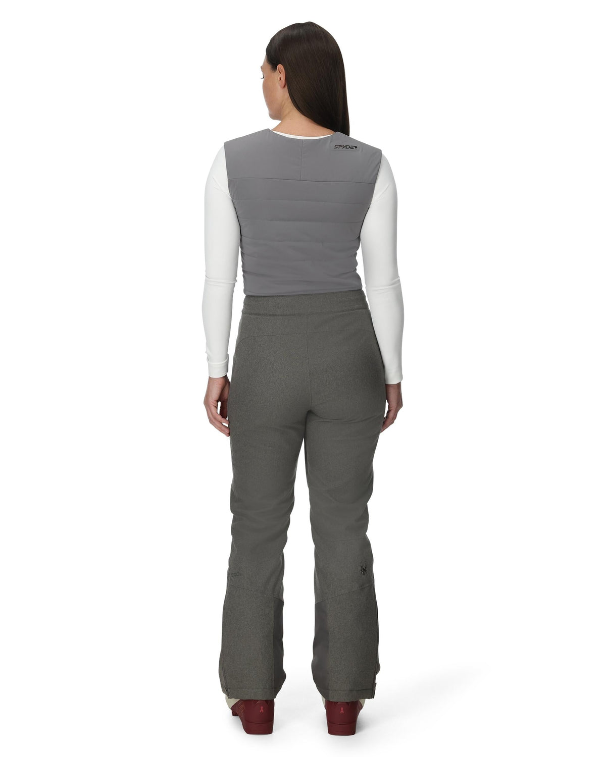 Womens On Piste Bib Pants - Storm | Spyder Bibs
