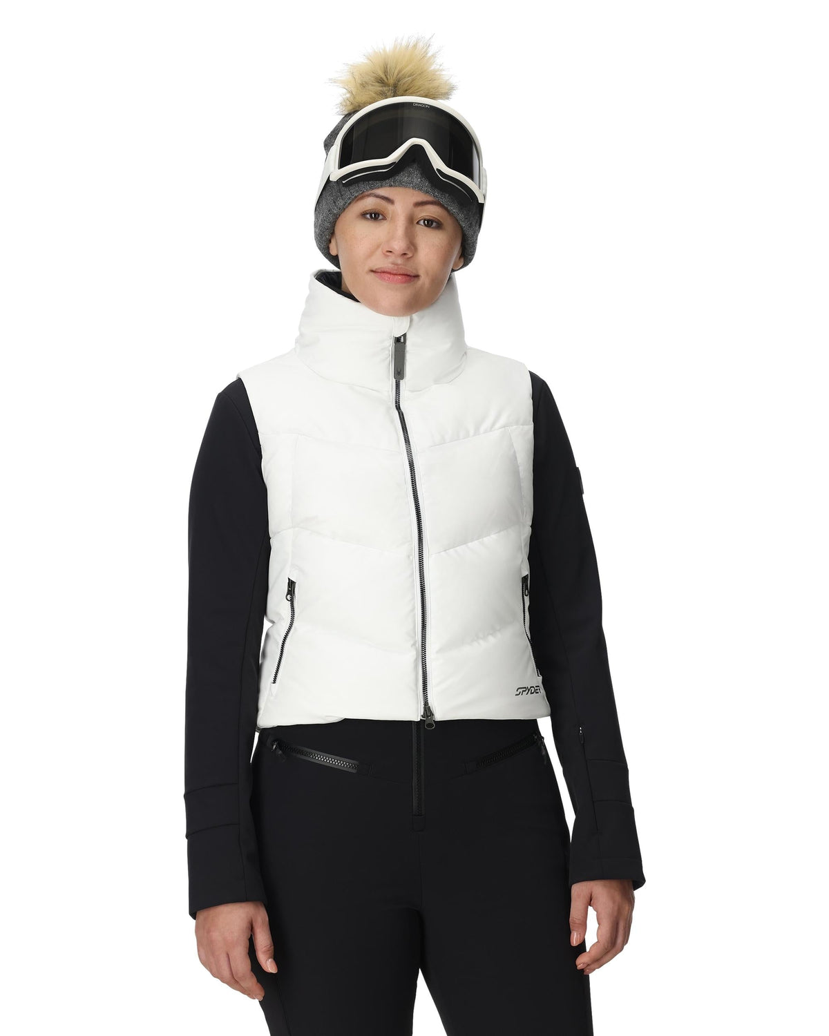 Women's Eastwood Down Vest - White | Spyder Vests