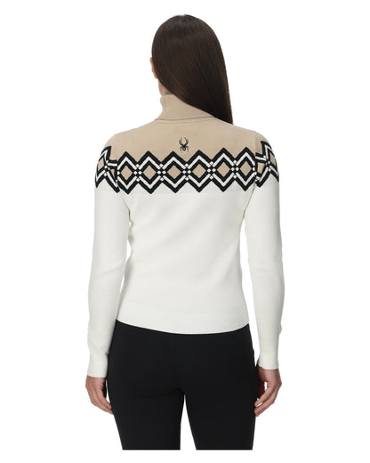 Womens Stellar Ski Sweater - White | Spyder Midlayers