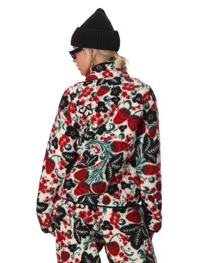 Women's Society Fleece Jacket - Society Racing Green | Spyder Midlayers