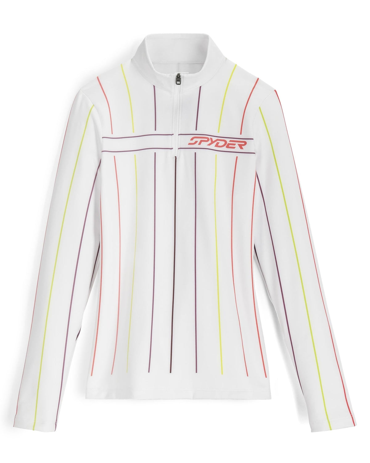 Women's Vivid Half Zip T-Neck - Stripe | Spyder Baselayers
