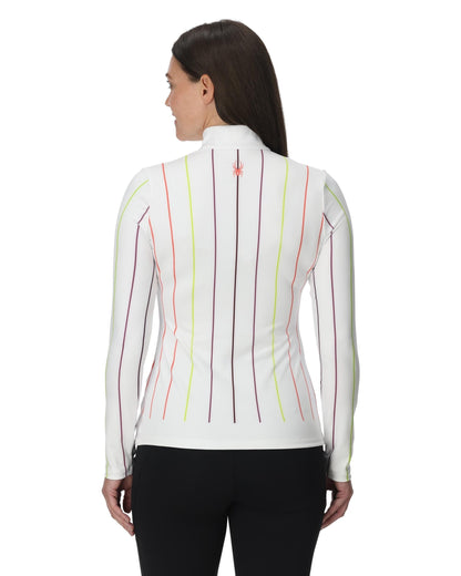 Women's Vivid Half Zip T-Neck - Stripe | Spyder Baselayers