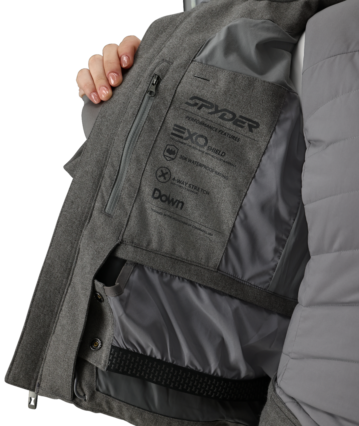 Women's Falline Down Jacket - Storm | Spyder