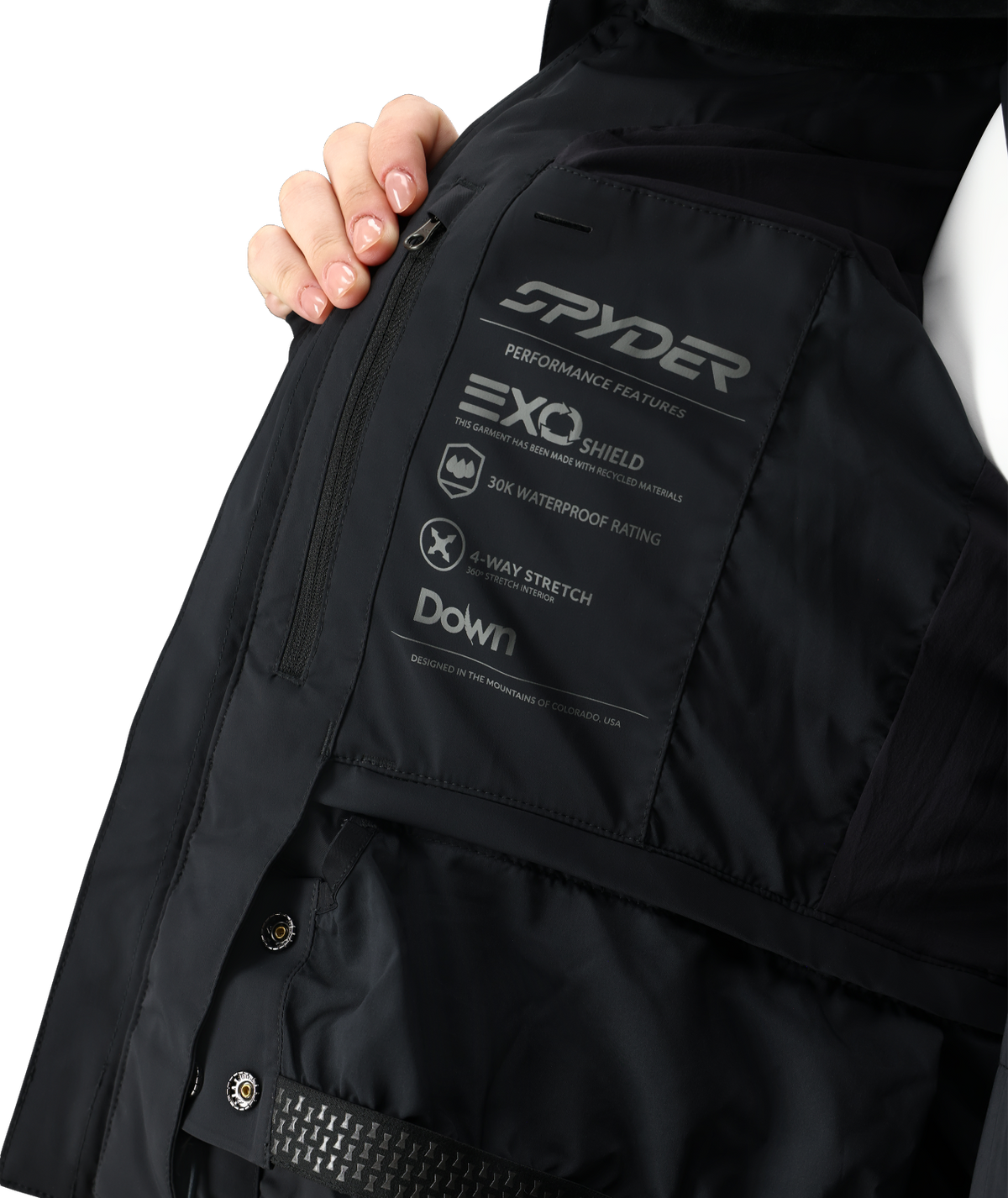 Women's Falline Down Jacket - Black | Spyder