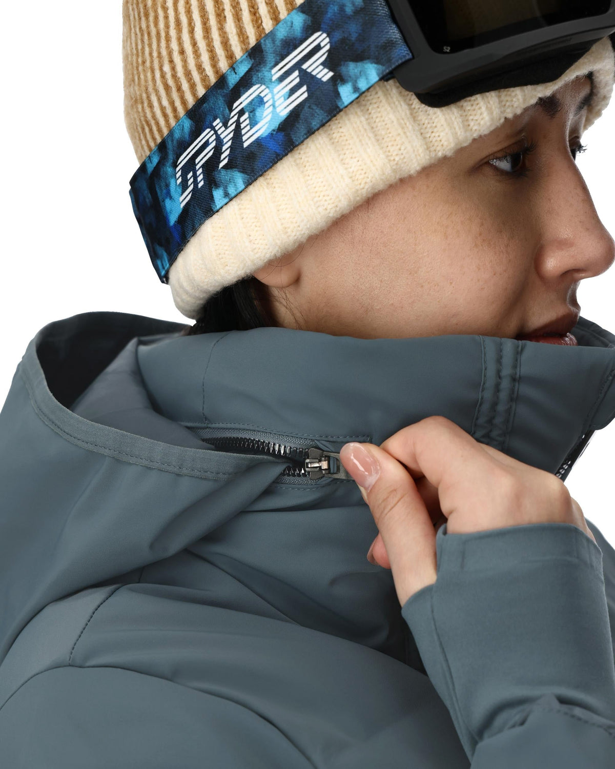 Women's Falline Down Jacket - Slate Blue | Spyder