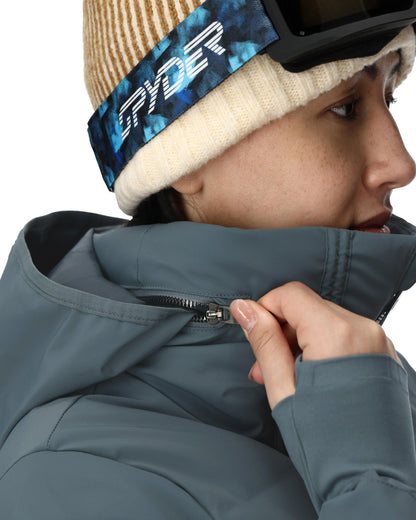 Women's Falline Down Jacket - Slate Blue | Spyder
