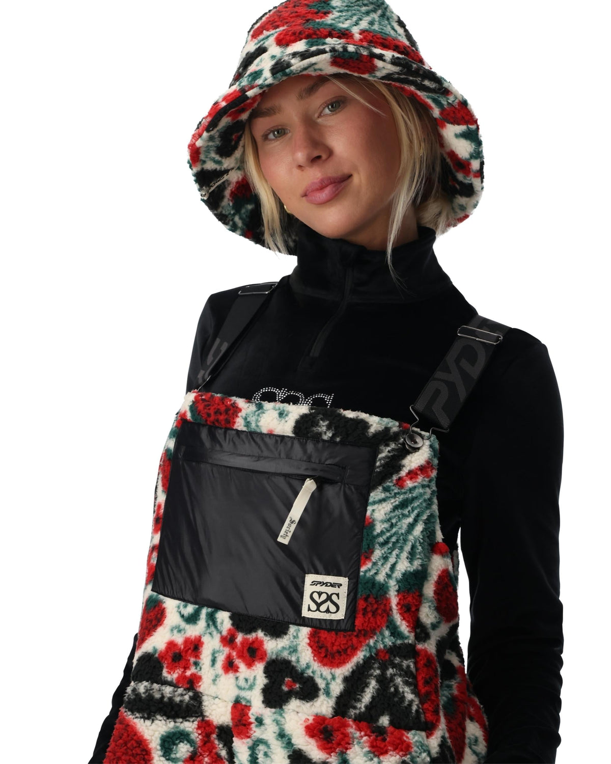 Women's Society Fleece Overalls - Society Racing Green | Spyder