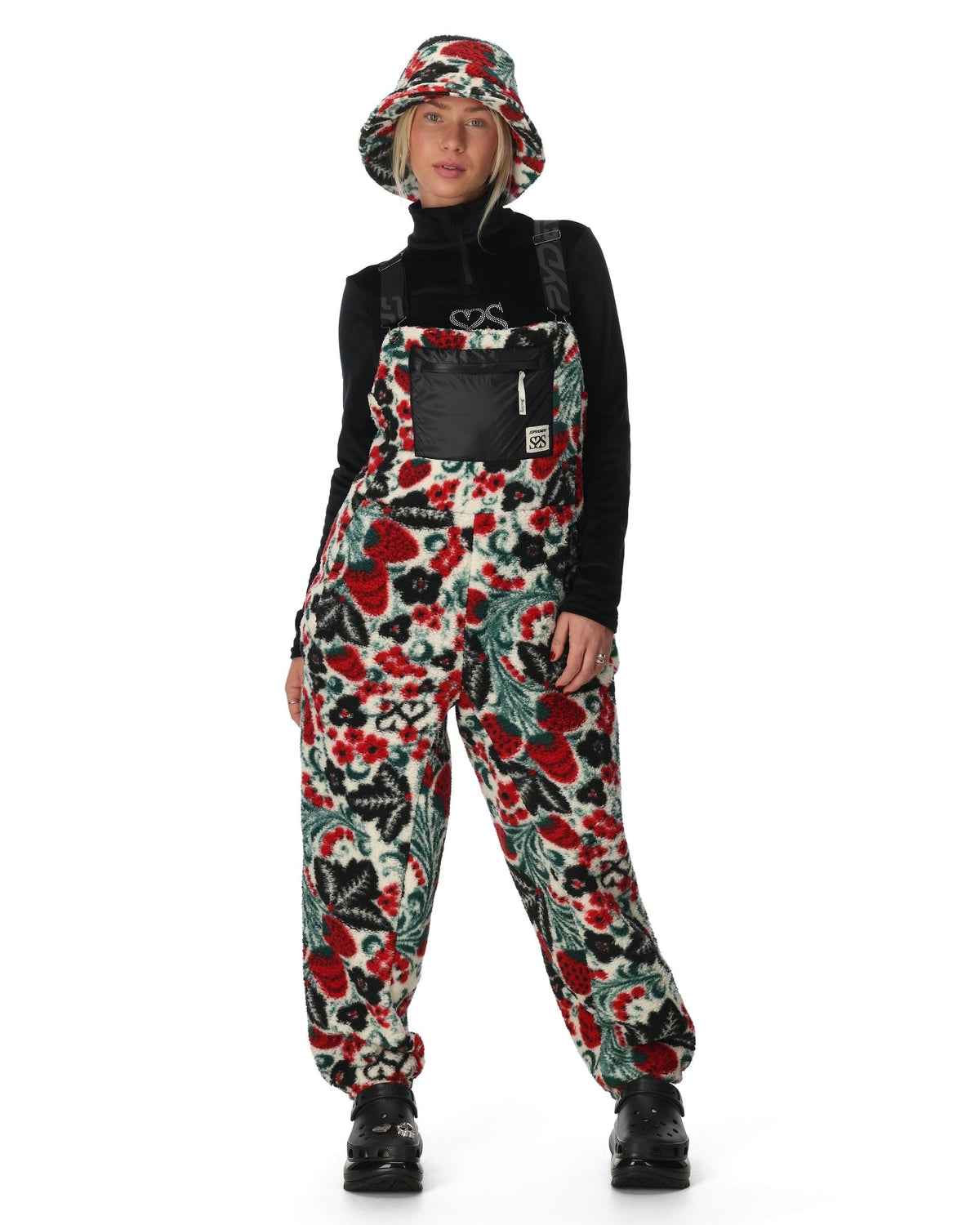 Women's Society Fleece Overalls - Society Racing Green | Spyder
