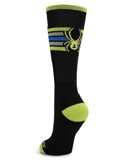 Kids' Sweep Ski Socks - Black | Spyder Accessories