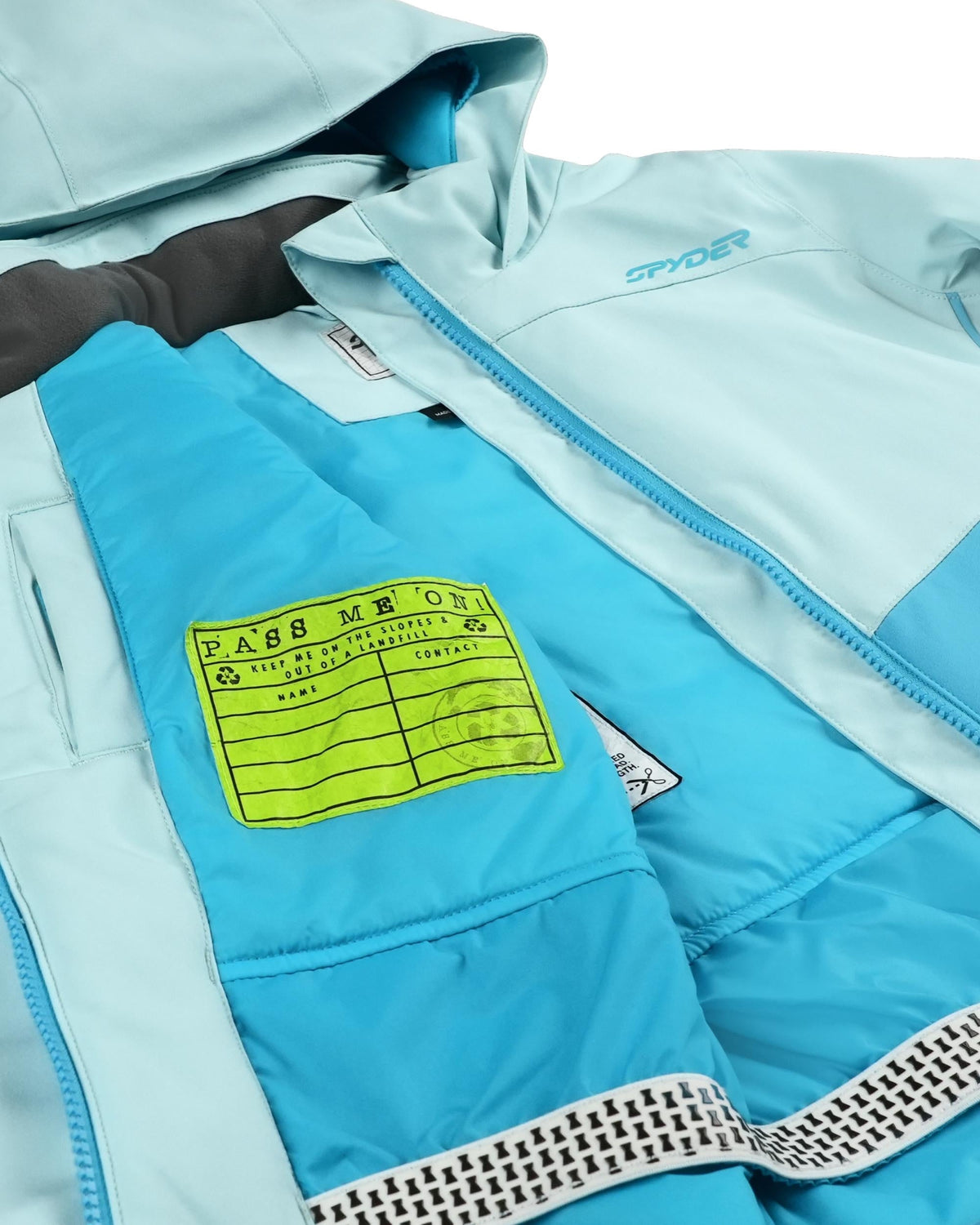 Little Girls' Conquer Jacket - Crystal Blue | Spyder Jackets
