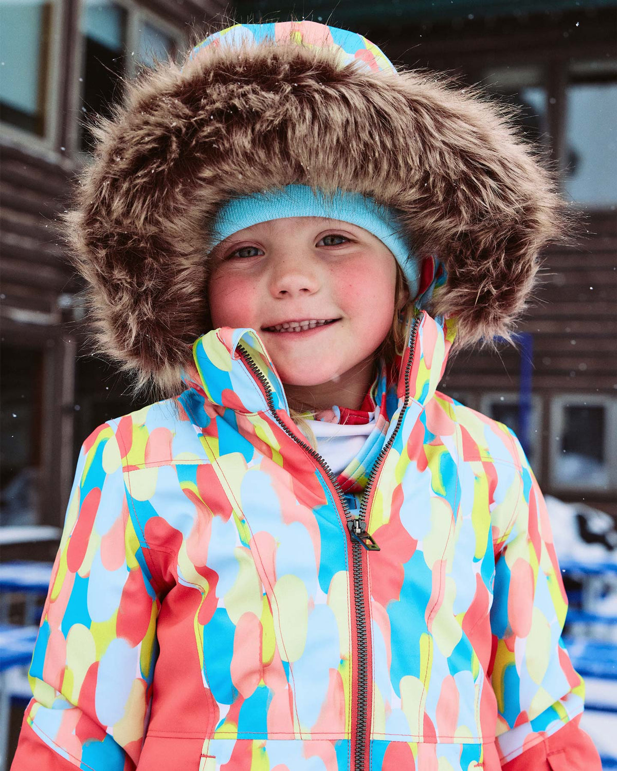 Little Girls' Lola Jacket - Coral Haze Sprinkles | Spyder Jackets