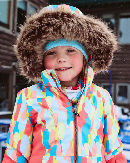 Little Girls' Lola Jacket - Coral Haze Sprinkles | Spyder Jackets