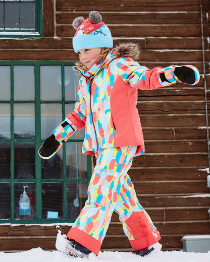 Little Girls' Lola Jacket - Coral Haze Sprinkles | Spyder Jackets