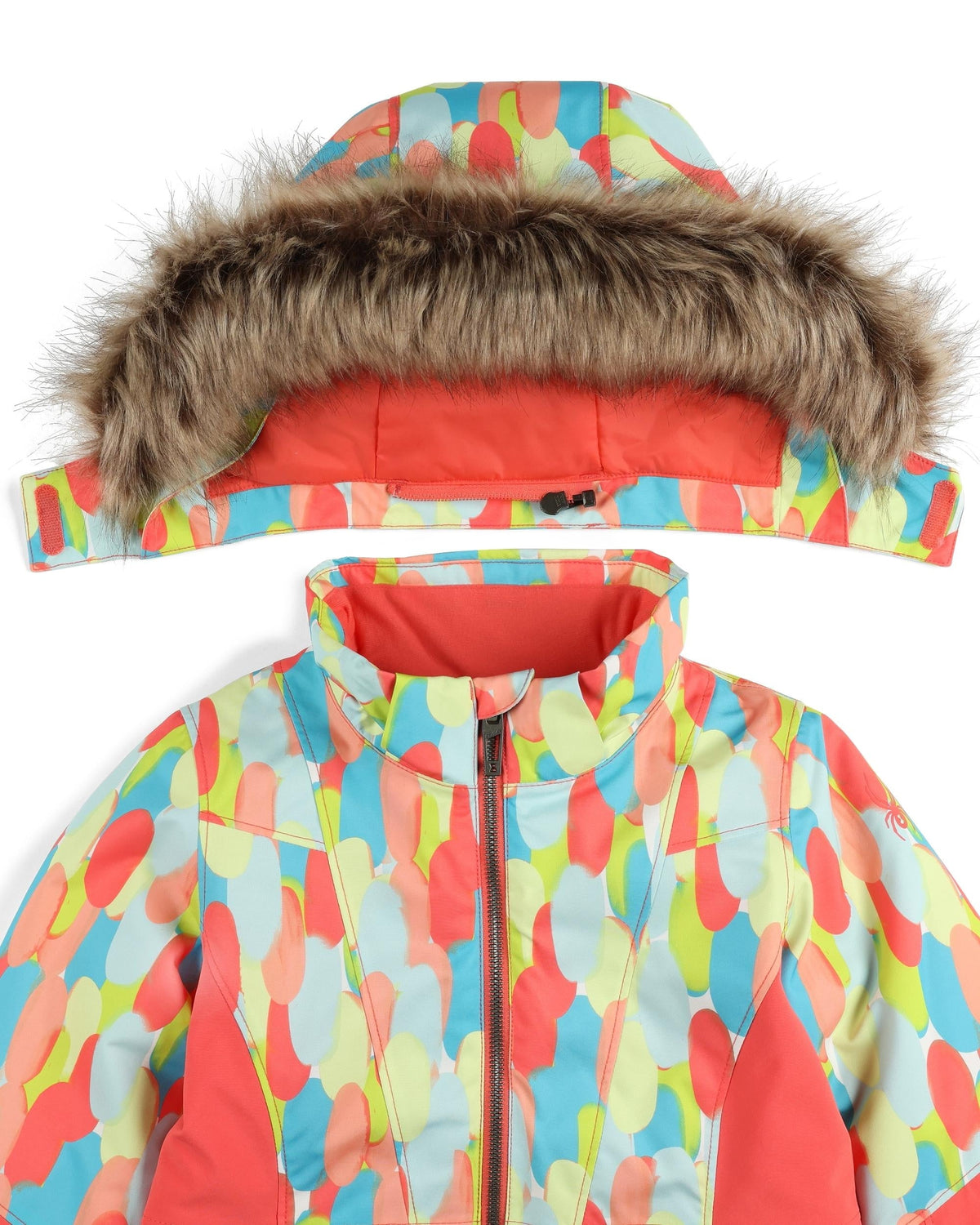 Little Girls' Lola Jacket - Coral Haze Sprinkles | Spyder Jackets