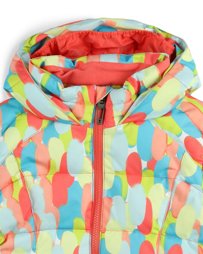 Little Girls' Zadie Jacket - Coral Haze Sprinkles | Spyder Jackets