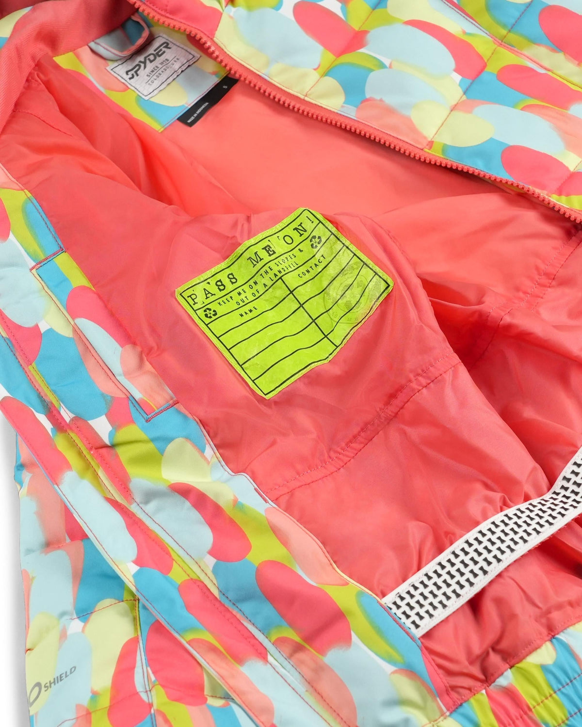 Little Girls' Zadie Jacket - Coral Haze Sprinkles | Spyder Jackets
