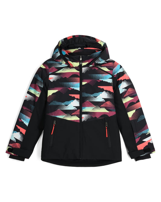 Girls' Conquer Jacket - Multi Mountain Print | Spyder