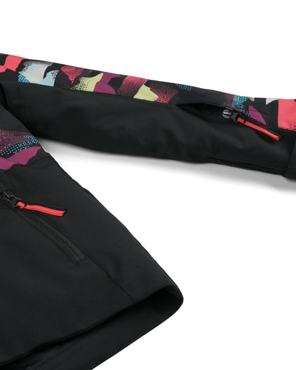 Girls' Conquer Jacket - Multi Mountain Print | Spyder