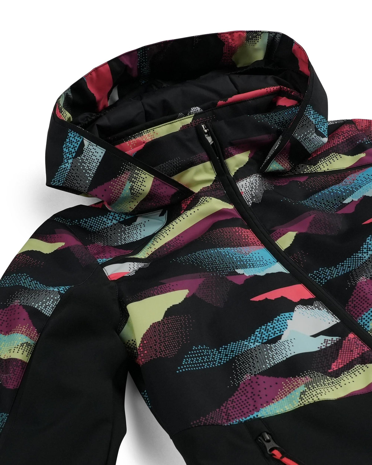 Girls' Conquer Jacket - Multi Mountain Print | Spyder