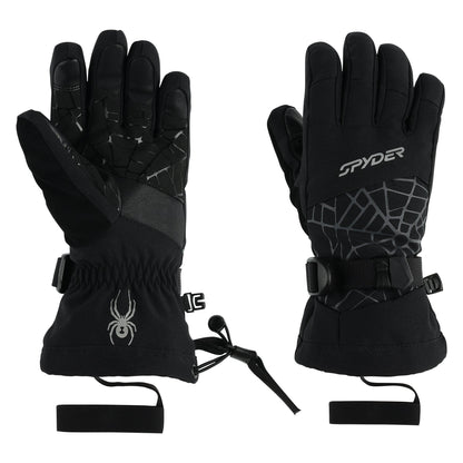 Kids' Overweb Gloves - Black | Spyder
